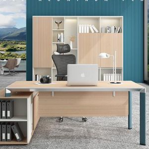 簡約現代板式大班臺