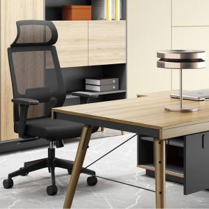 現代簡約實木辦公桌